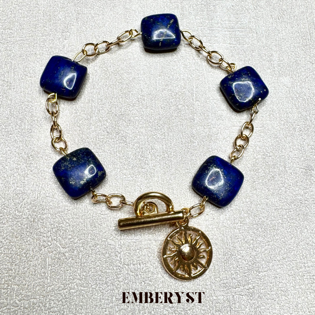 Stylish Lapis Lazuli Bracelet