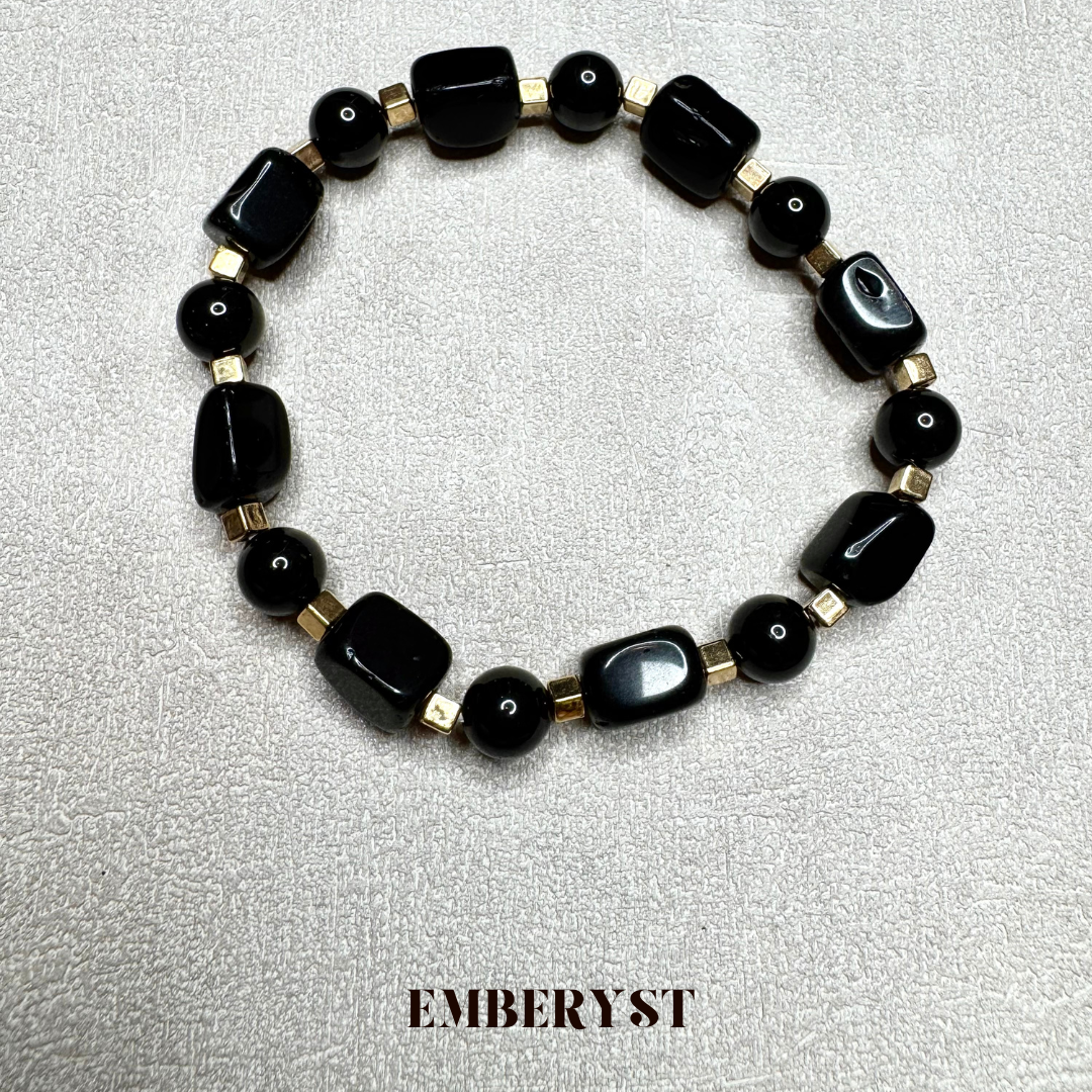Black Obsidian Bracelet