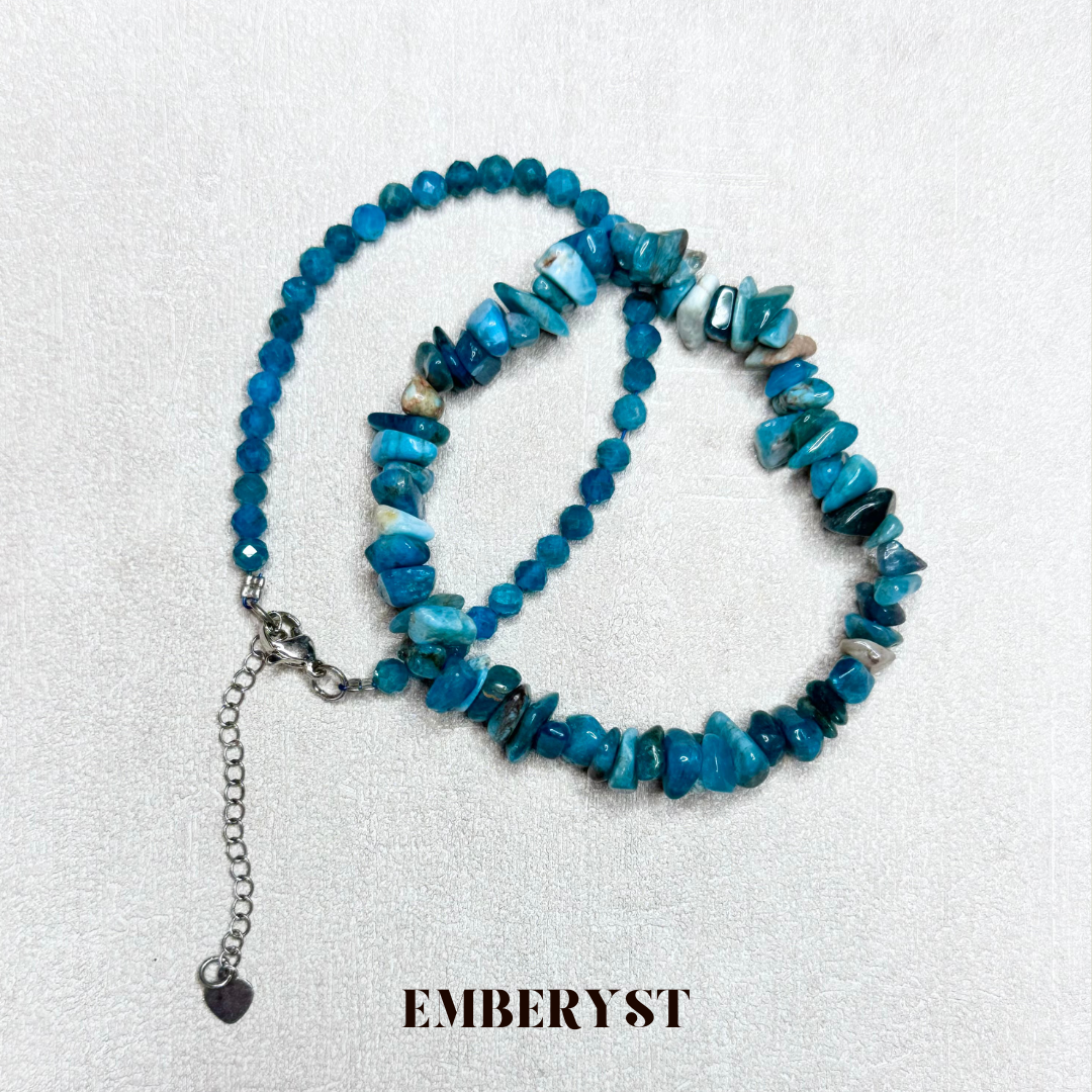 Double Layered Apatite Bracelet